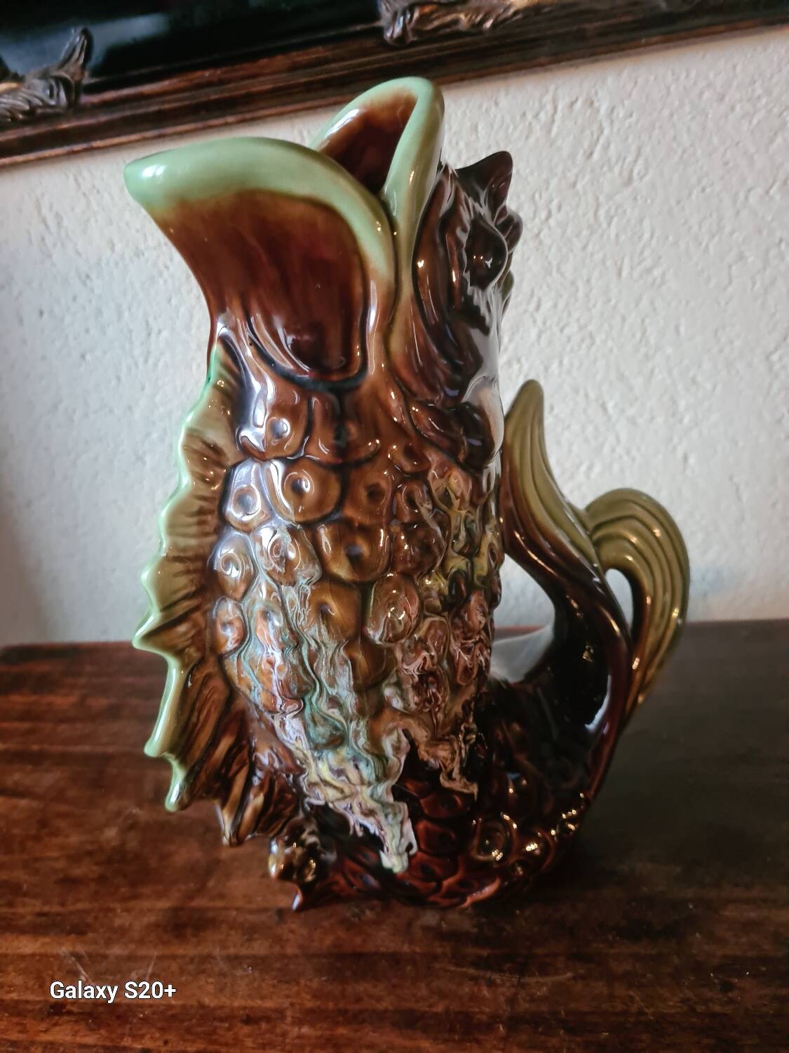 "French Majolica" Pitcher