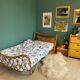 Vintage rattan bed