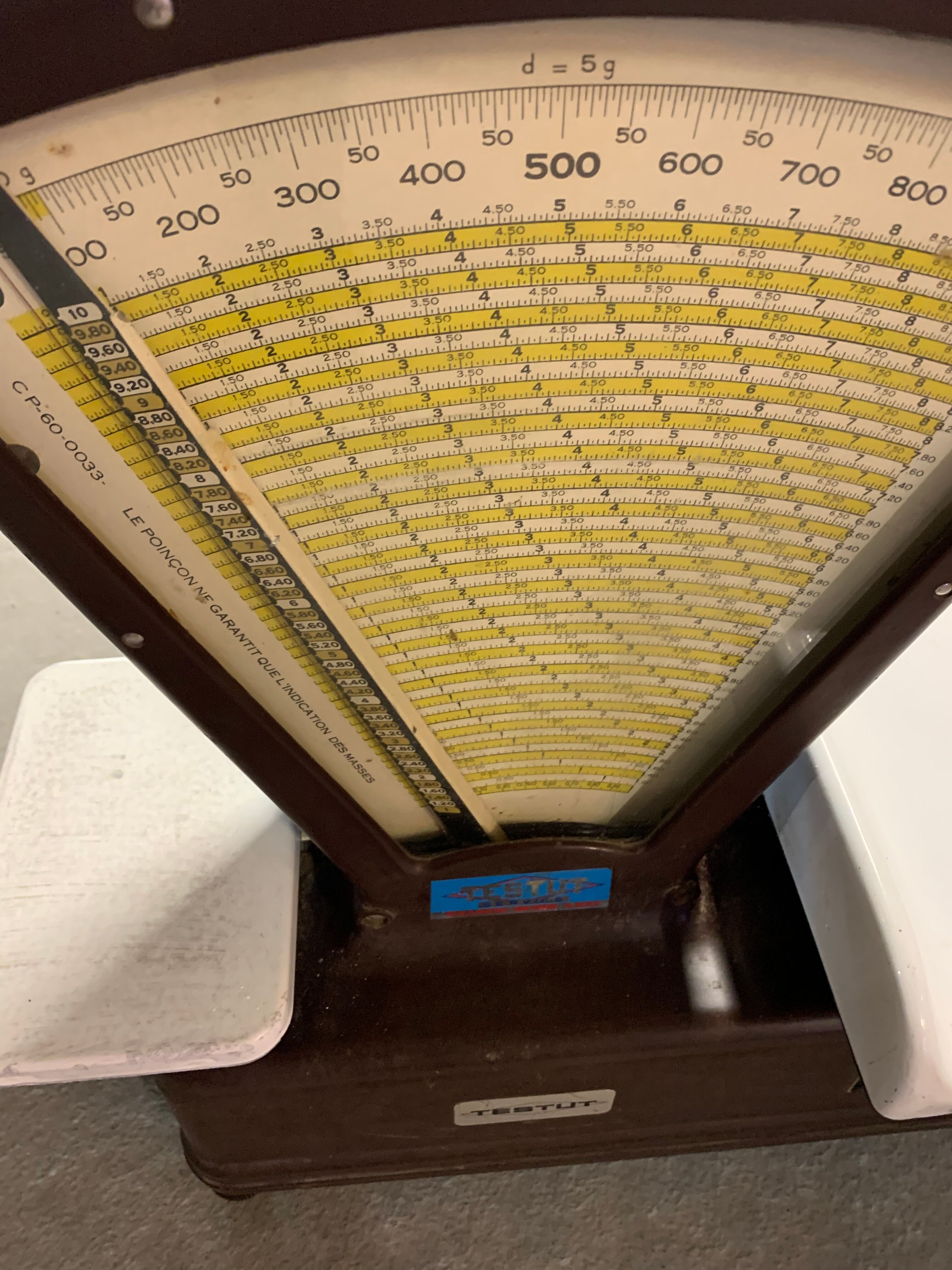 Grocer's balance Testut