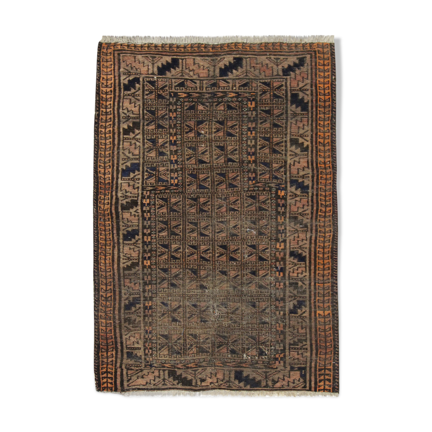 Handmade afghan balouch area rug - 79x118cm