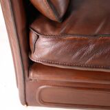 Paire de canapés cuir Roche Bobois