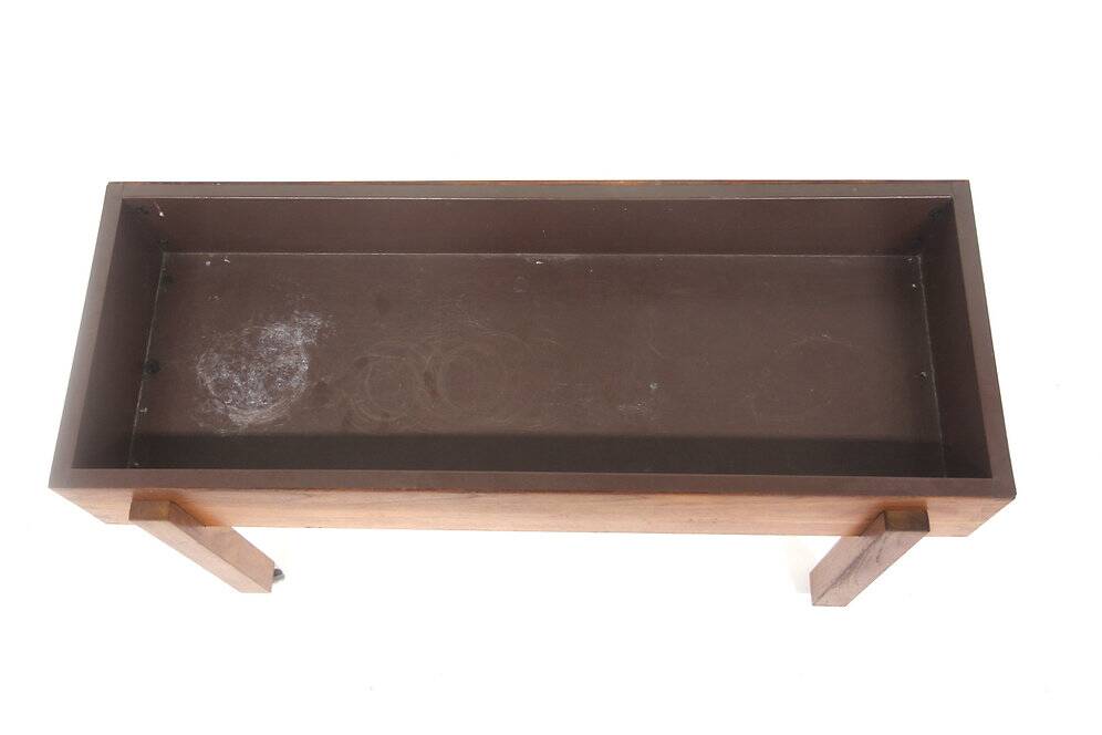 Scandinavian indoor planter in teak, Sweden, 1960