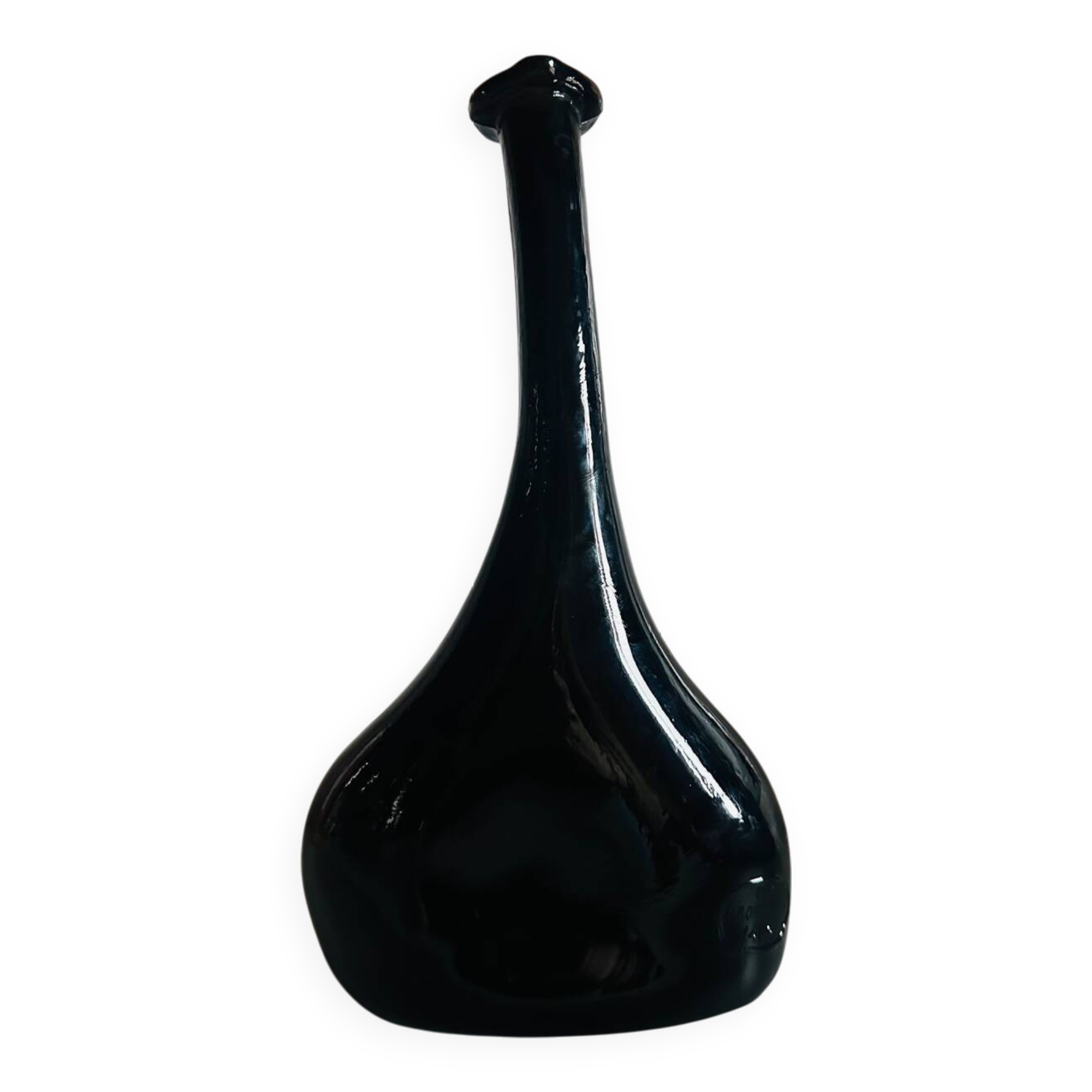 Old black bottle