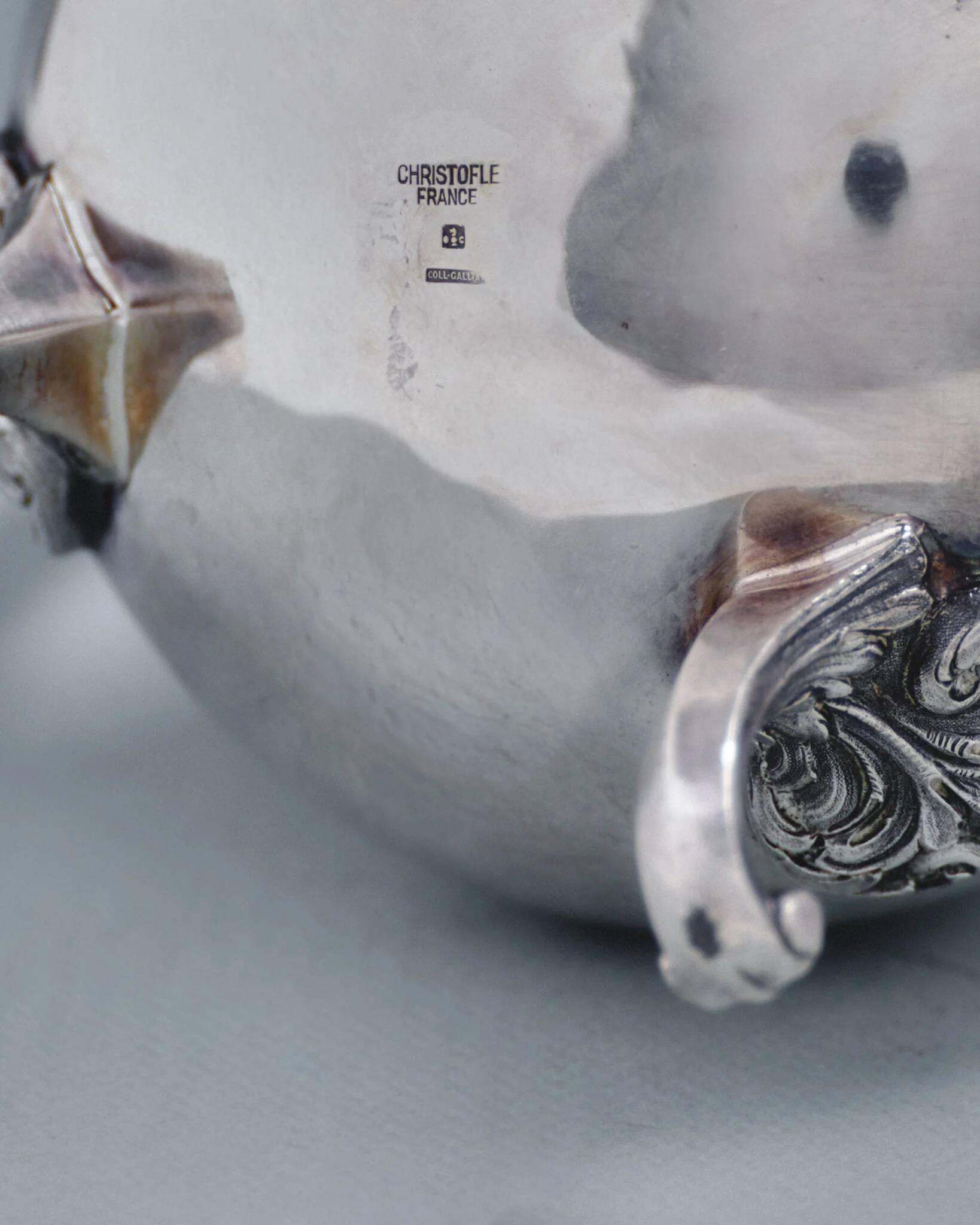 Silver-plated metal teapot, Christofle