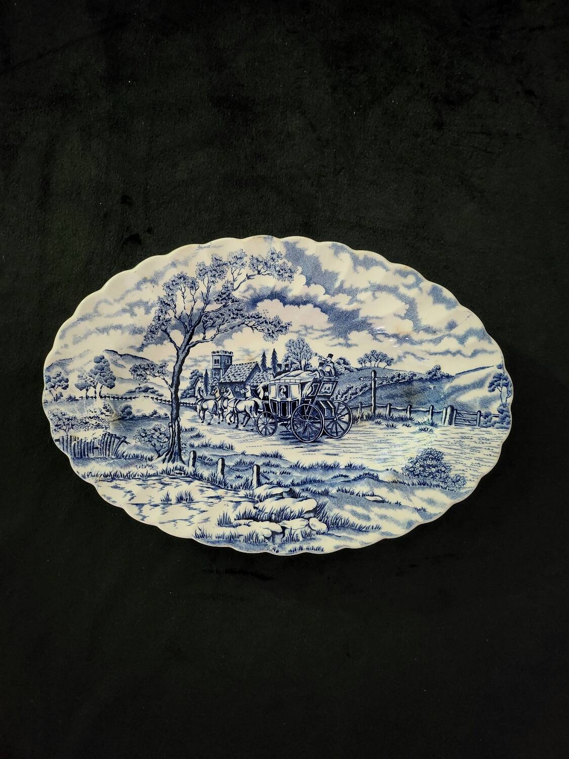 Myott "Royal Mail" English earthenware emptying tray