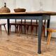 Solid wooden farm table length 204 cm