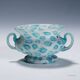 Antique millefiori bowl with handles, Fratelli Toso Murano ca. 1920s