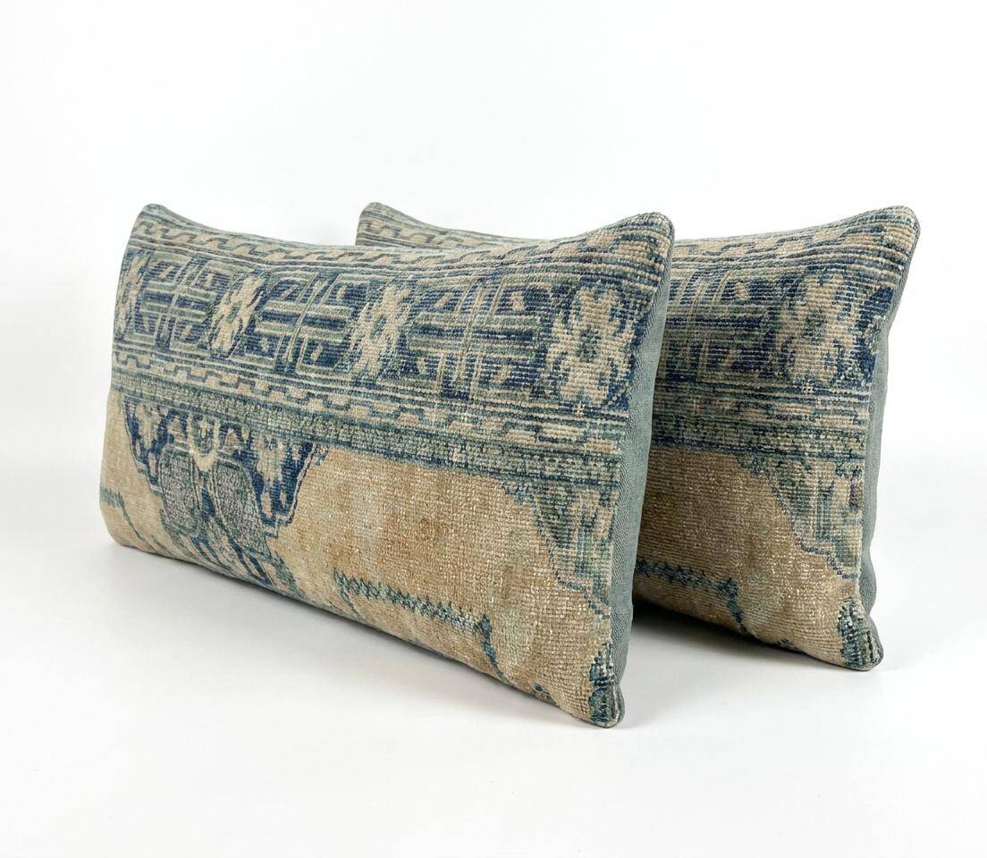 Set of 2 vintage Turkish cushion covers 41x119 cm