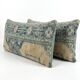Set of 2 vintage Turkish cushion covers 41x119 cm