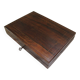 beautiful wooden storage box or jewelry box