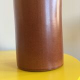 Bouteille en grès marron de 0,5 litre de contenance