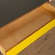 Exclusive mid-century style sideboard with stainless steel base, 1960s