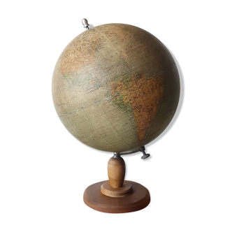 Delagrave earth globe of the 1920s - art deco