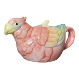 Teapot ceramic parrot