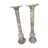 Pair of marble columns year 1950