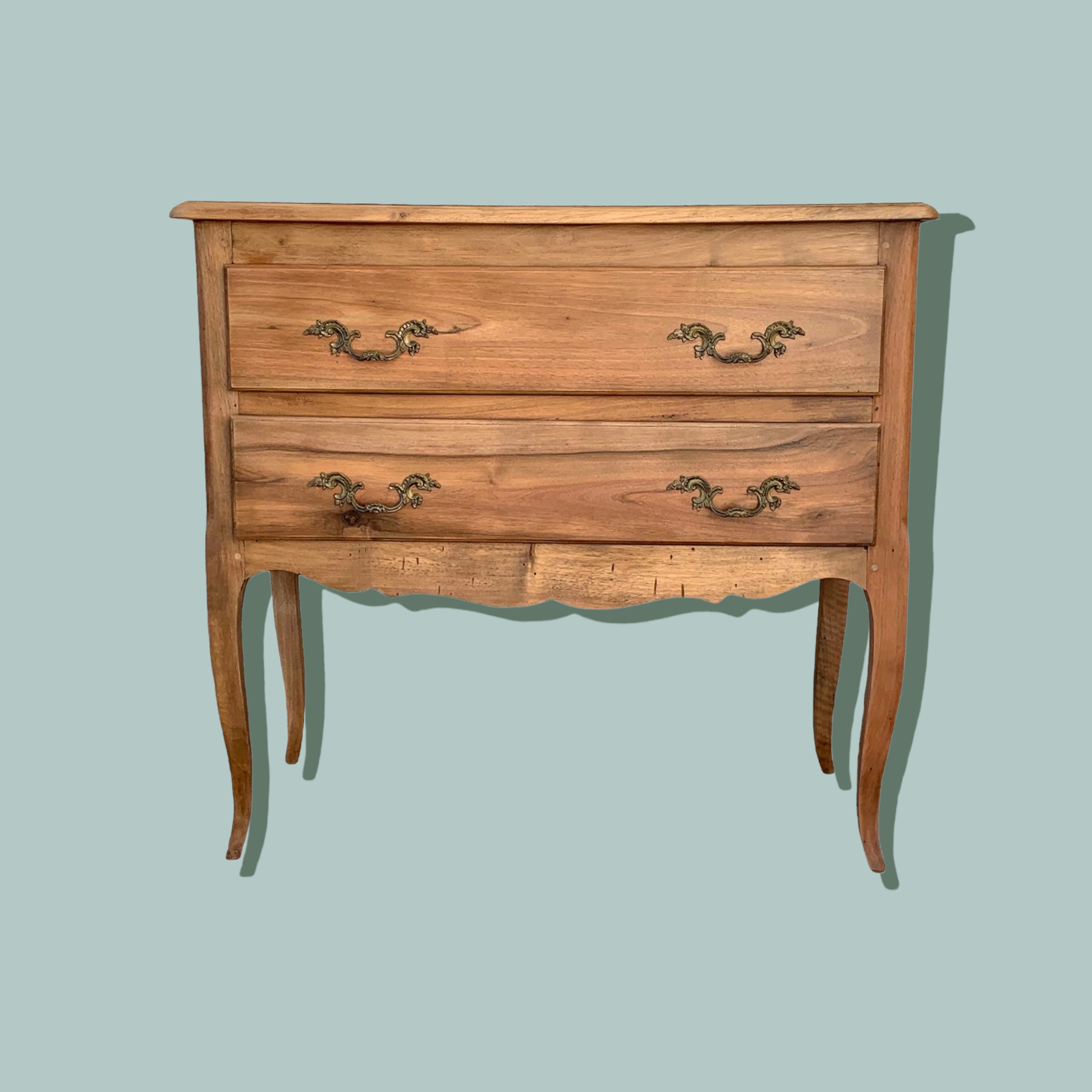 Solid raw walnut jump cabinet