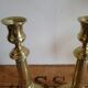 Pair of Louis Philippe brass candle holders