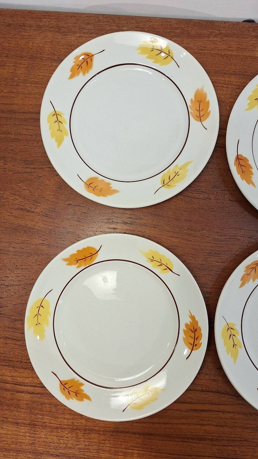 Set of Moulin des Loups autumn soup plates