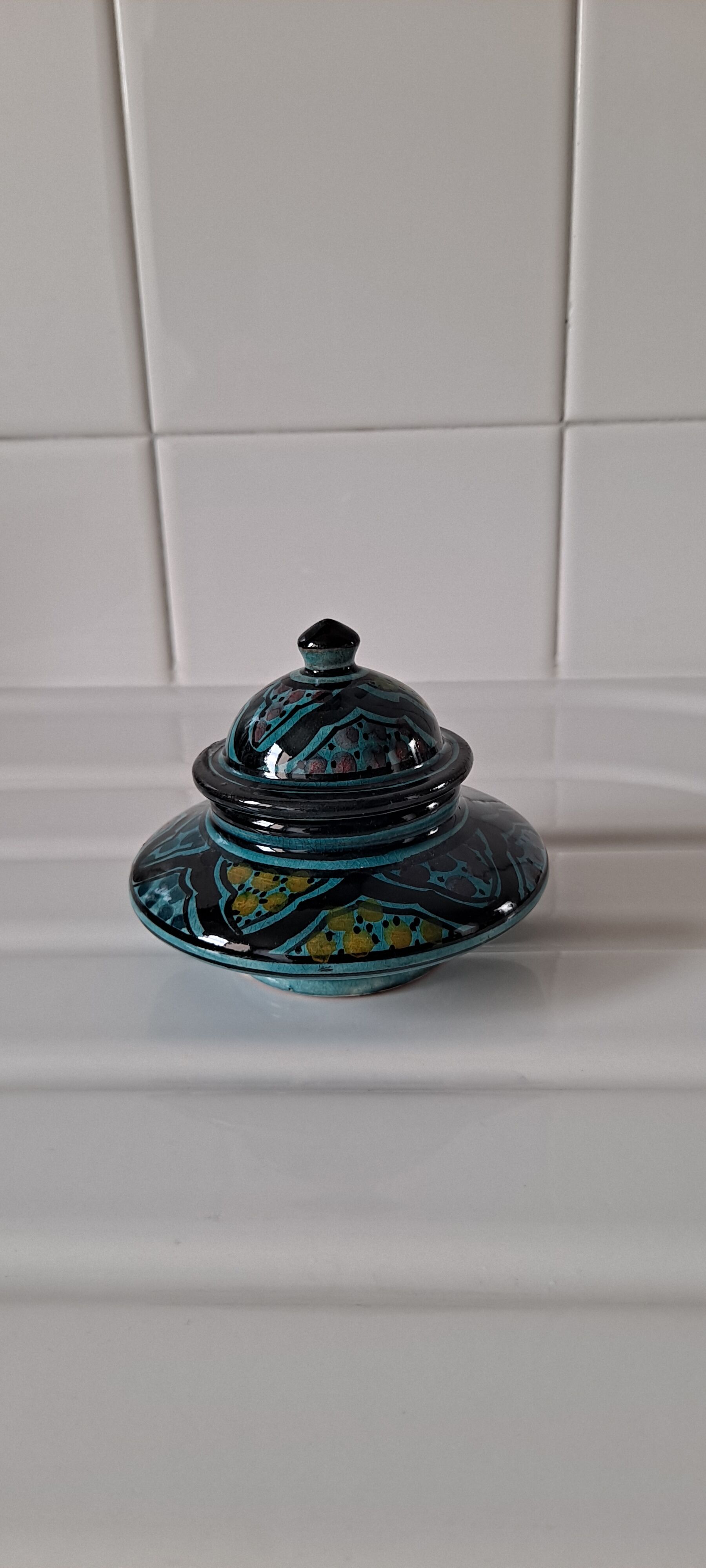 Safi blue Moroccan box