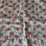 Vintage cushion cover floral cotton fabric 60 x 65 cm