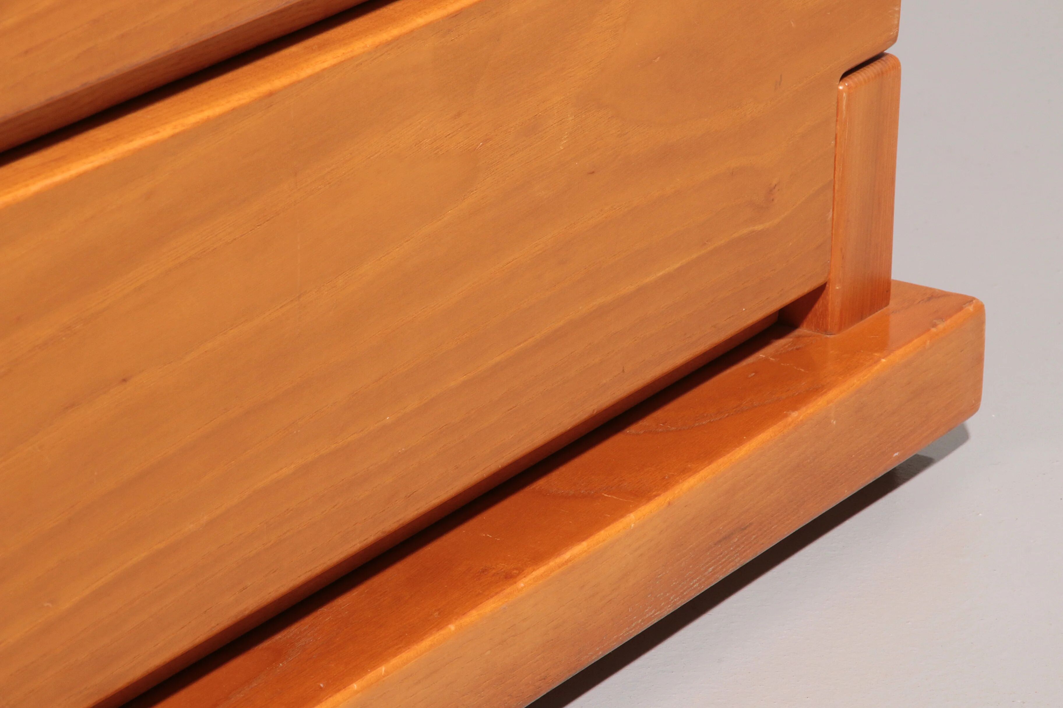 Italian architectural chest of drawers in ash