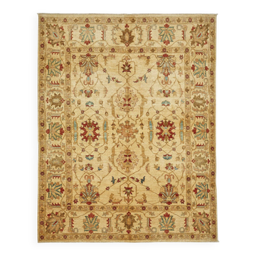 Turkish Handknotted Wool Oushak Rug 246 cm x 310 cm
