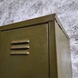 Industrial locker army green wardrobe