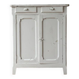 Vintage white patinated sideboard