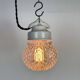 Vintage White Porcelain Pendant Light, 1970s
