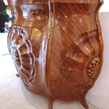Louis XV style marquetry bar furniture