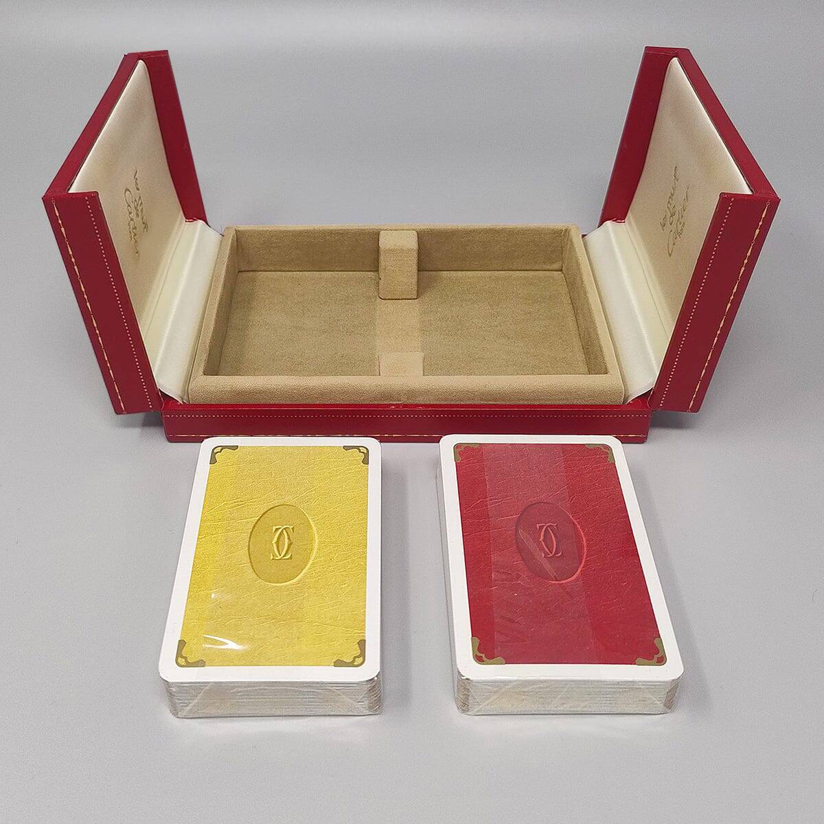 1970s Cartier playing cards box — French luxury vintage collectible