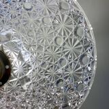 Vintage glass pendant lampshade - tableware collection -