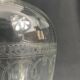 Crystal carafe with needle-engraved decoration 19th century Baccarat Saint Louis