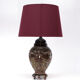Ceramic and Bronze Table Lamp, 1960s England
