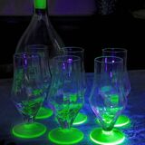 Uranium champagne flutes