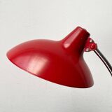 Red German table lamp mid-century 6786 by Christian Dell for Kaiser Idell, 1960s