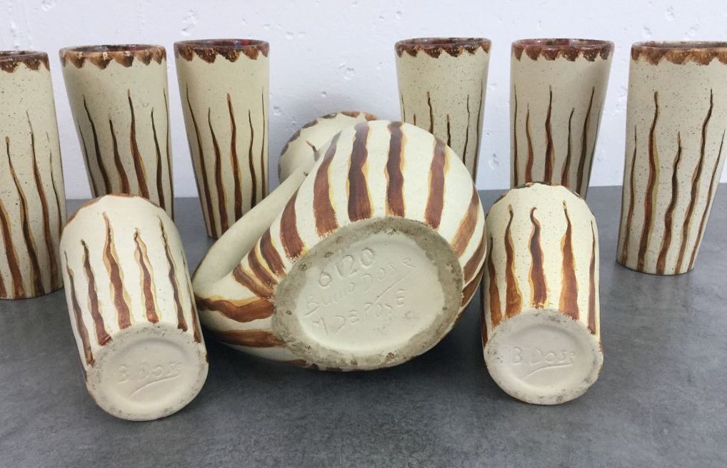 Ceramic lemonade service Bruno Dose