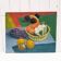 Still life oil on cardboard signed Rollason