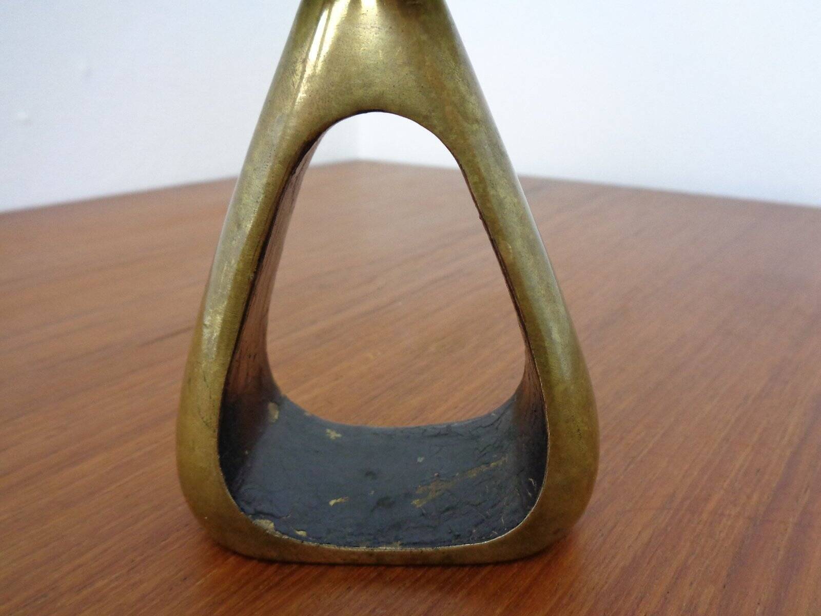 Austrian Model 3600 Candlestick in Brass by Carl Auböck, 1950s
