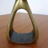 Austrian Model 3600 Candlestick in Brass by Carl Auböck, 1950s