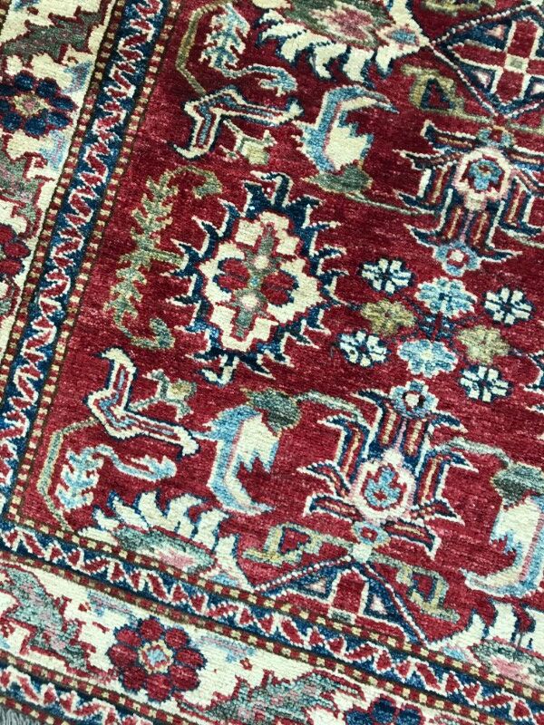 Carpet vintage Chobi Afghan done hand 92 X 116 CM