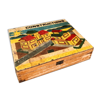 Vintage construction game, incomplete