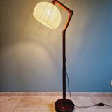 Scandinavian teak floor lamp, 1970s
