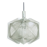 Vintage wire pendant lamp attributed to Paul Secon for Sompex, Germany, 1970s.