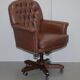 Chesterfield leather executive chair