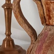Vase pichet céramique, terracotta, vintage