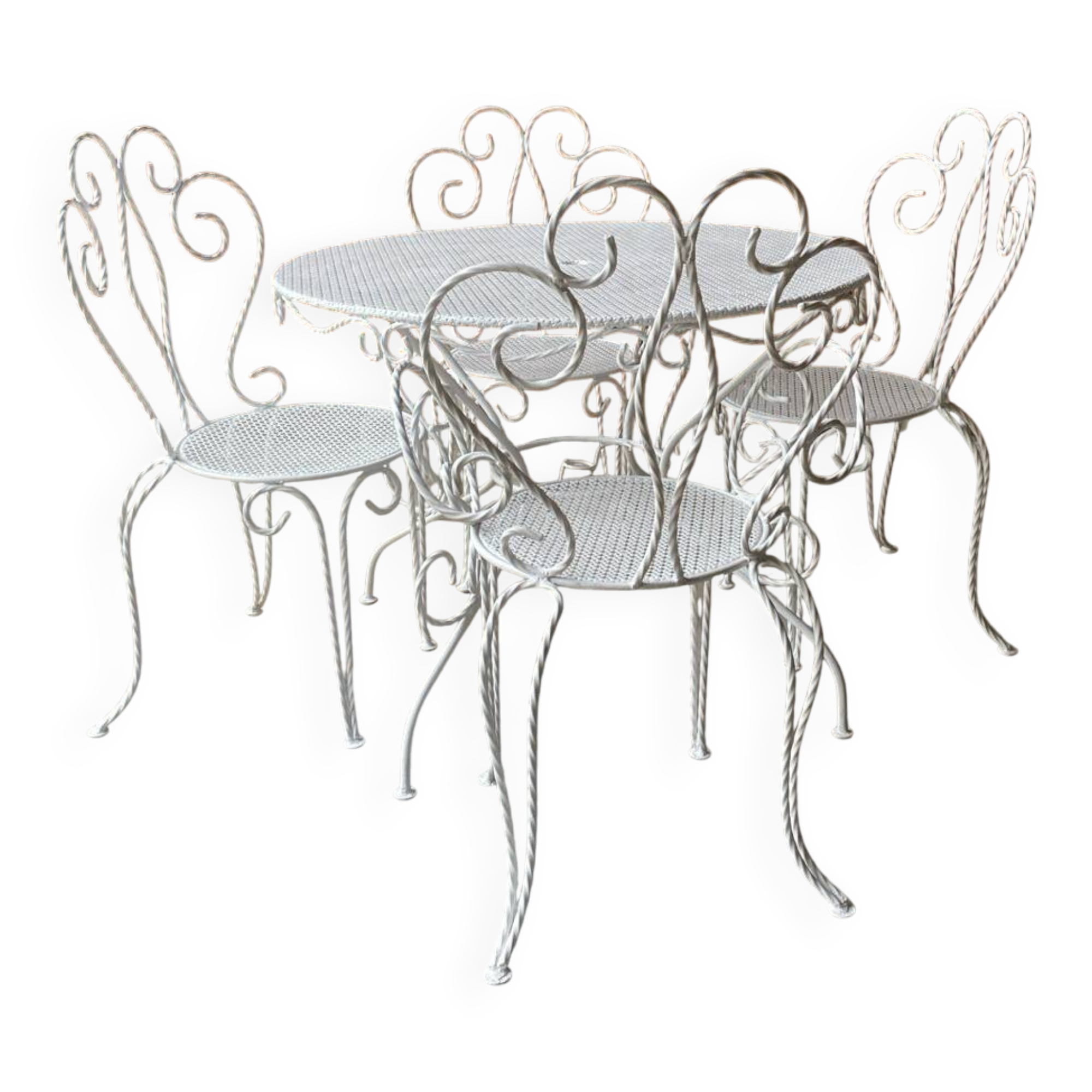 Wrought iron living room