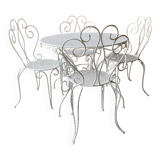 Wrought iron living room