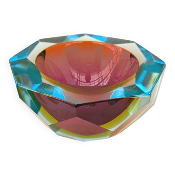 Sunk dish - Murano blown glass, Italy 1960