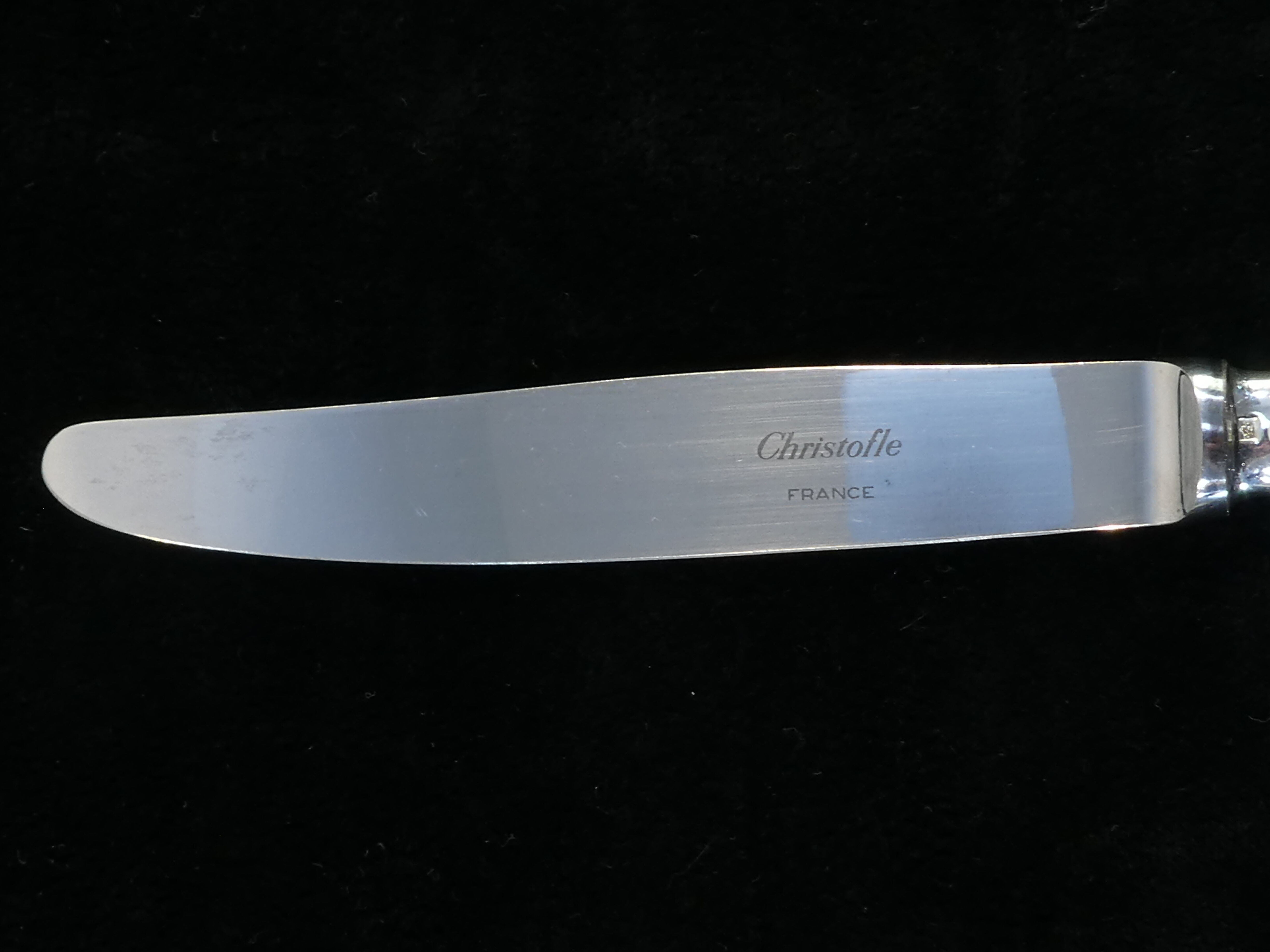 12 large knives CHRISTOFLE model VENDOME